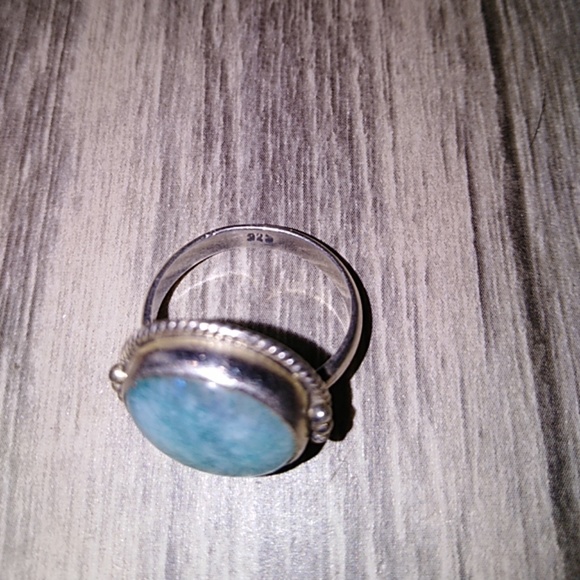 Blue Labradorite sterling silver ring - Picture 5 of 5